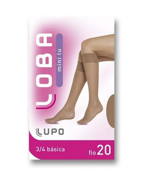 Meia Loba Mini Lu - 3/4 Basica 5510 (adulto)